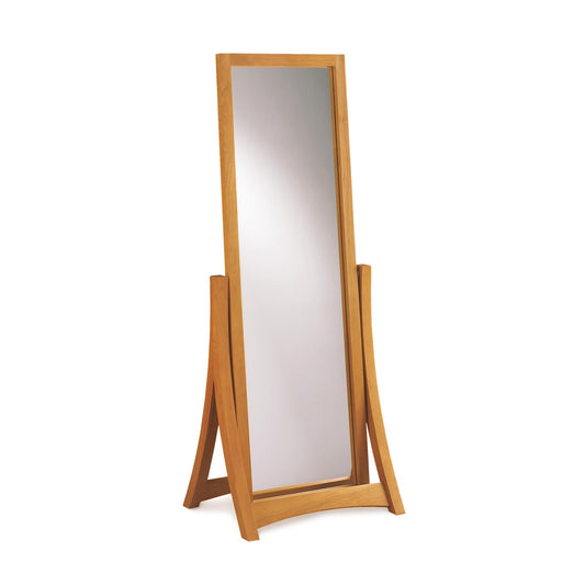 Copeland Furniture Berkeley Floor Mirror featuring a contemporary wooden frame and elegant design.