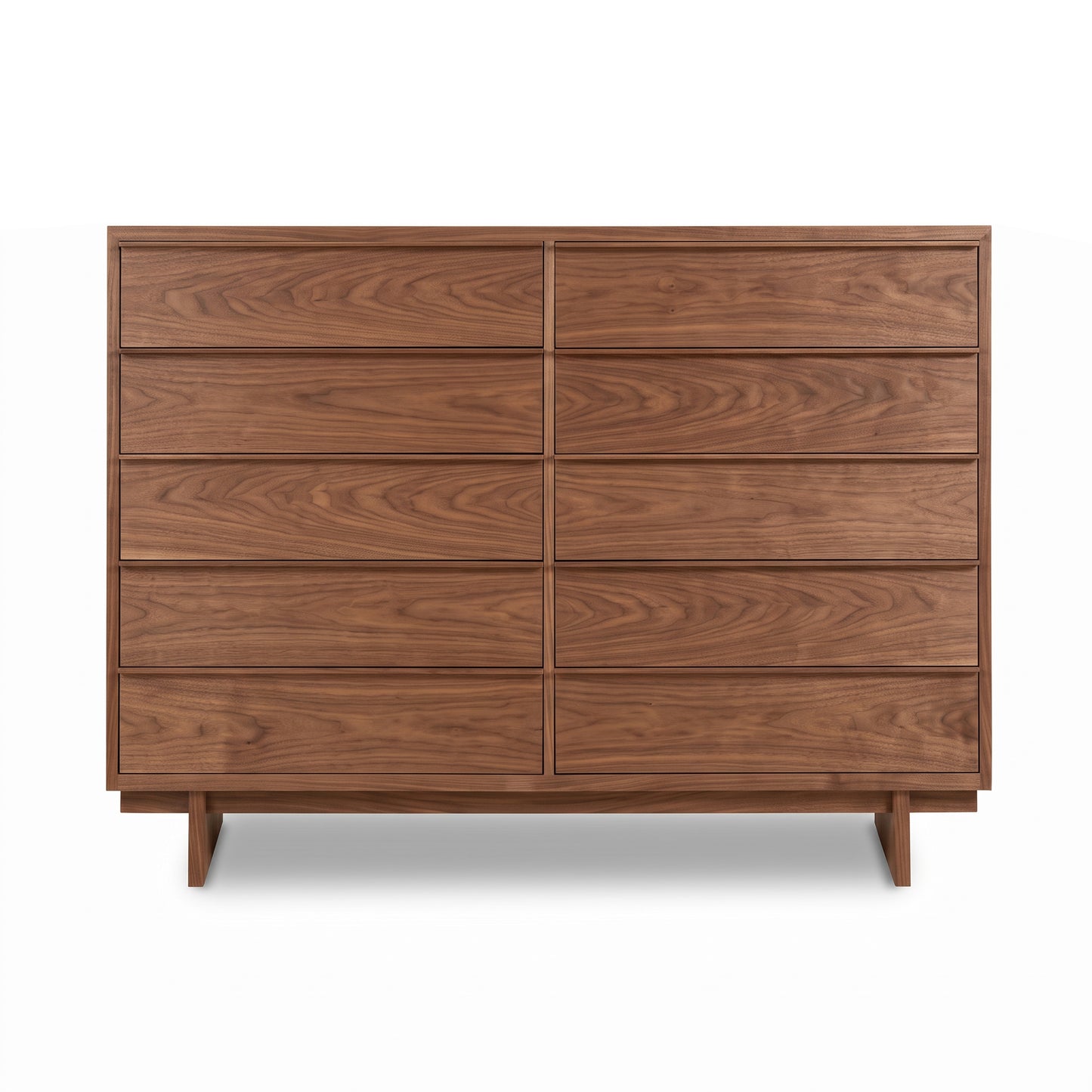 Kipling 10-Drawer Dresser by Vermont Furniture Designs with clean lines and modern style, expertly crafted in Vermont from premium American hardwoods.