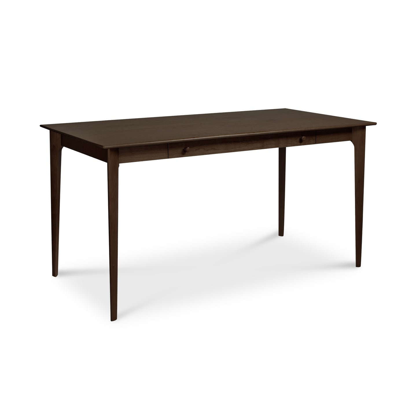 Sarah Large Desk by Copeland Furniture with four tapered legs, showcasing modern, American-made craftsmanship and elegant design.