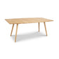 Addison Boat Top Extension Dining Table by Lyndon Furniture with a rectangular wood top and four angled legs; handcrafted American-made design.