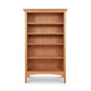 American Shaker Bookcase by Maple Corner Woodworks features five spacious shelves, expertly crafted from solid wood in classic Shaker style.