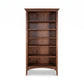 American Shaker Bookcase by Maple Corner Woodworks with six sturdy hardwood shelves and timeless shaker style, handcrafted in the USA.