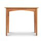 American Shaker Sofa Table with a minimalist design and four straight legs by Maple Corner Woodworks.