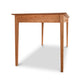 Sustainable hardwood American Shaker Writing Desk by Vermont artisans at Maple Corner Woodworks, showcasing a rectangular top with four straight legs.