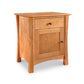 Lyndon Furniture Andrews 1-Drawer Nightstand with Door featuring elegant wood craftsmanship and classic design, highlighting its single drawer and cabinet.