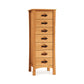 Berkeley 7-Drawer Lingerie Chest by Copeland Furniture featuring a minimalist design with sustainably sourced wood and rounded handles.