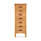 Copeland Berkeley 7-Drawer Lingerie Chest, sustainable wood design with cutout handles and flared sides.