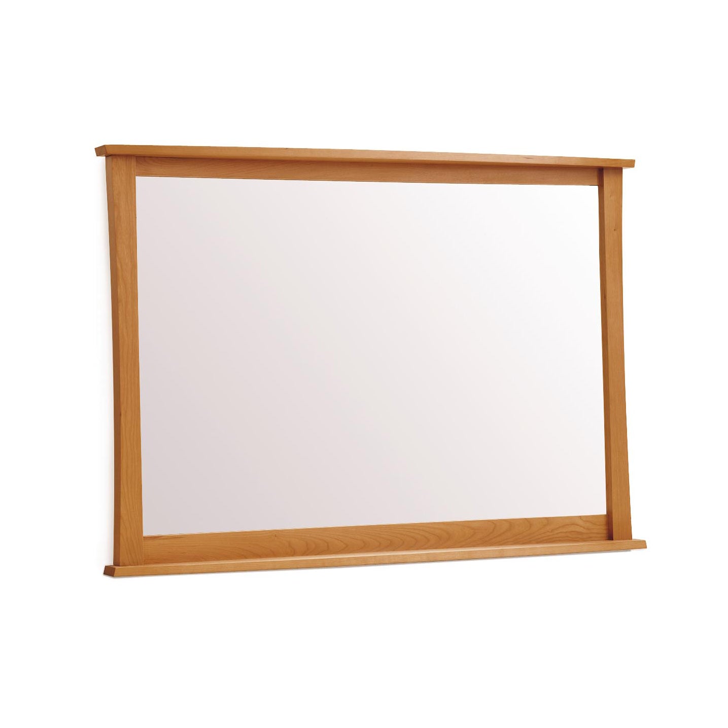 Berkeley Wall Mirror by Copeland Furniture with a solid walnut frame, highlighting its modern craftsmanship and natural wood detail.