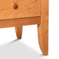 Lyndon Furniture Bow Front 8-Drawer Dresser, showcasing fine craftsmanship, smooth round knobs, and sustainably sourced wood construction.