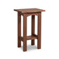 Burlington Shaker End Table by Vermont Furniture Designs, handmade in solid wood with a rectangular top and lower shelf, crafted in the USA.