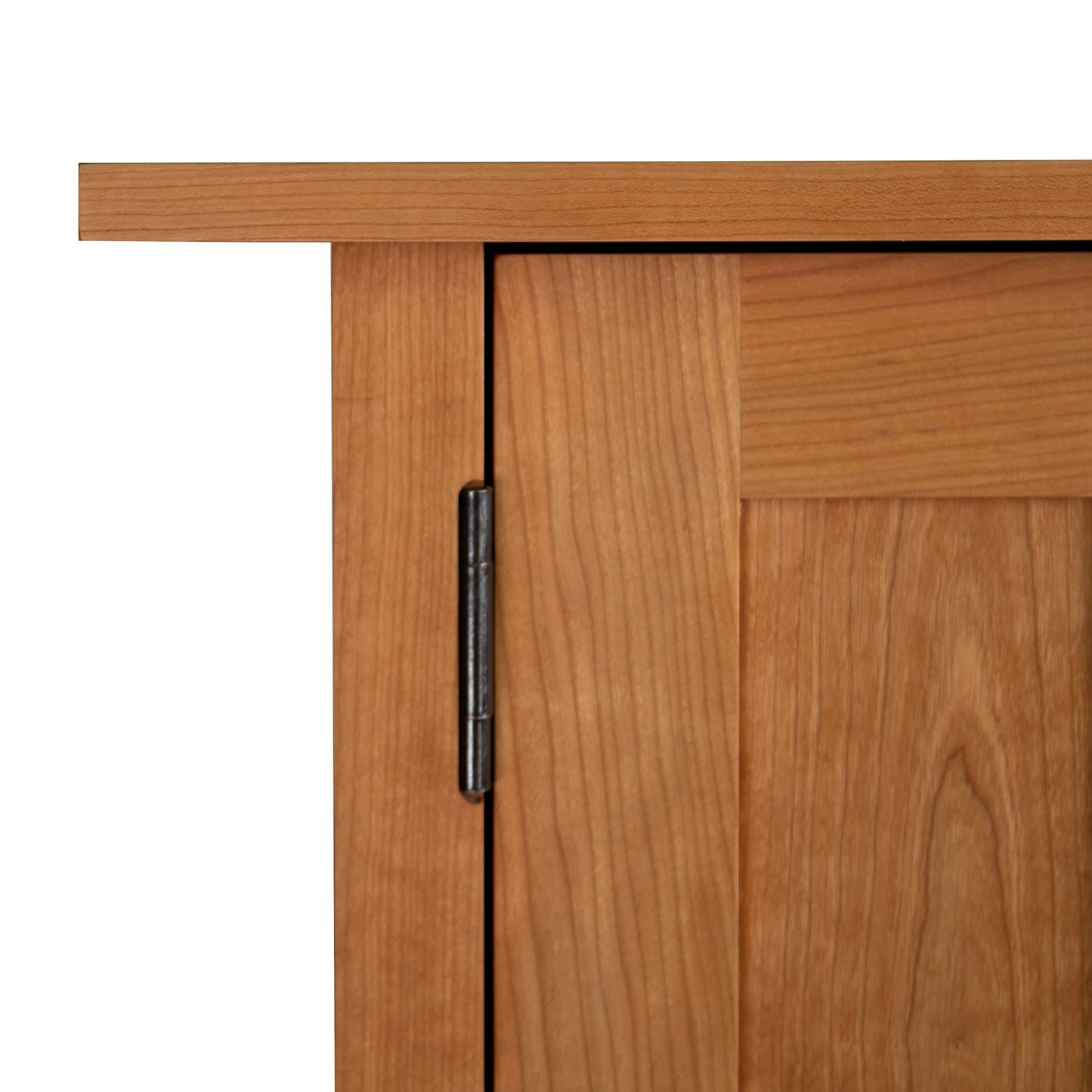 Burlington Shaker Tall Storage Chest by Vermont Furniture Designs, featuring solid hardwood construction and metal hinge detail.