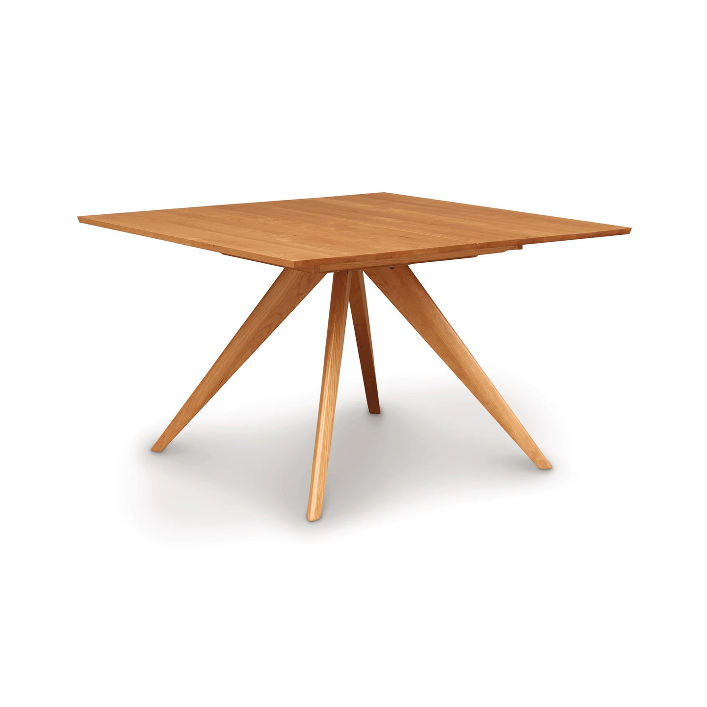 Catalina Square Extension Dining Table by Copeland Furniture, showcasing mid-century design and crafted from sustainably harvested wood.