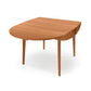 Copeland Catalina Drop-Leaf Dining Table with four sturdy legs, rounded edges, and both leaves fully extended, showcasing fine American craftsmanship.