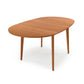 Catalina Drop-Leaf Dining Table by Copeland Furniture, crafted in solid wood with an oval design and American-made quality.