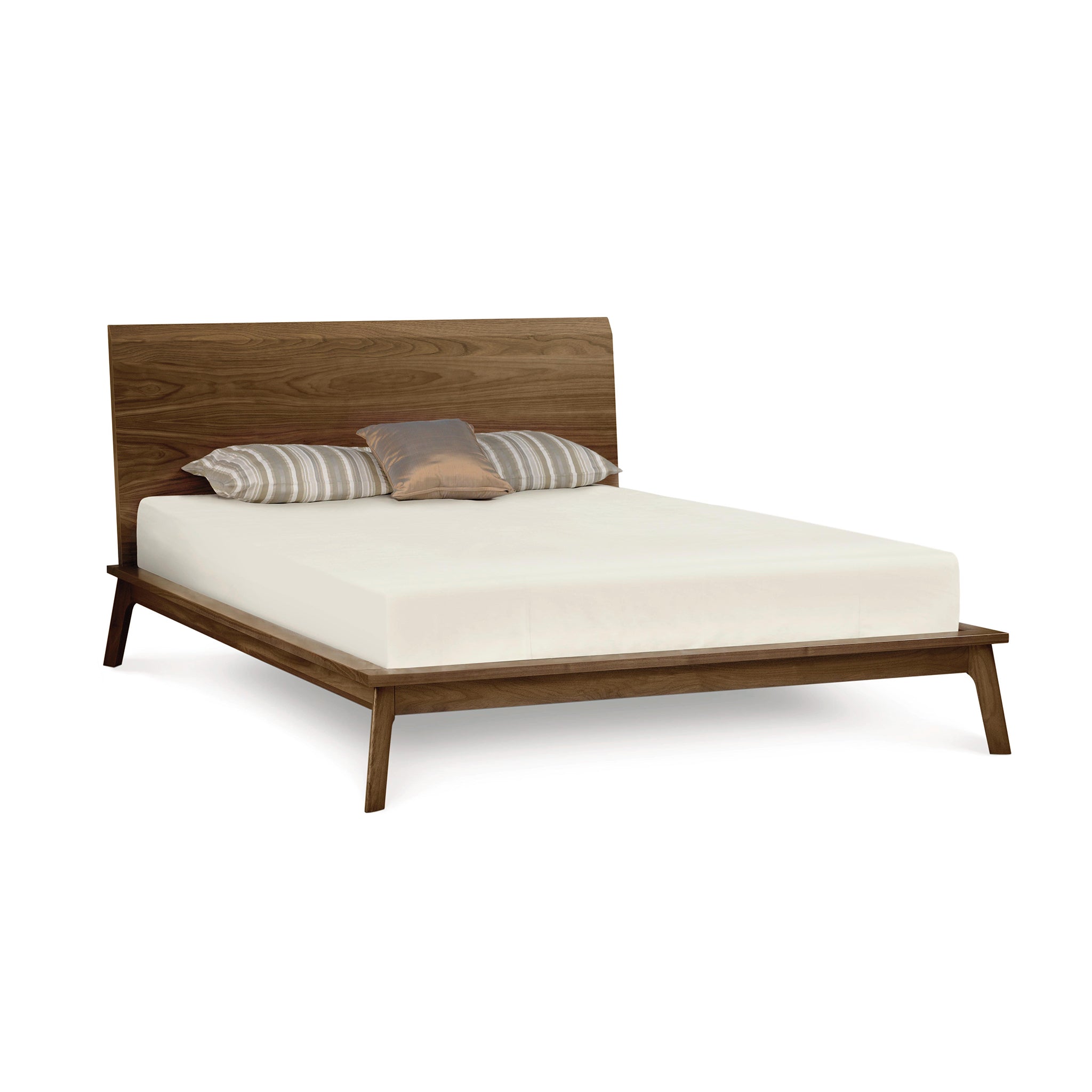 Catalina Walnut Platform Bed