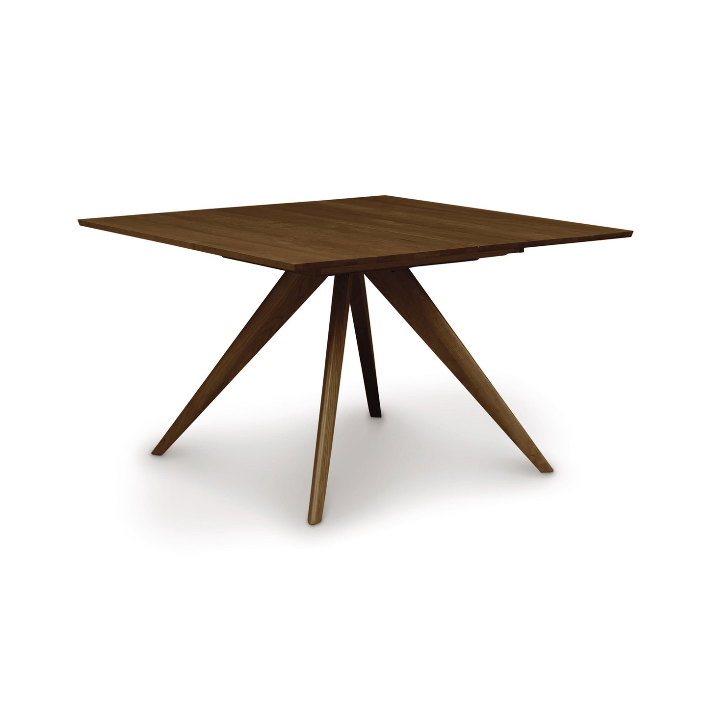 Catalina Square Extension Dining Table by Copeland Furniture, showcasing mid-century design and crafted from sustainably sourced wood.