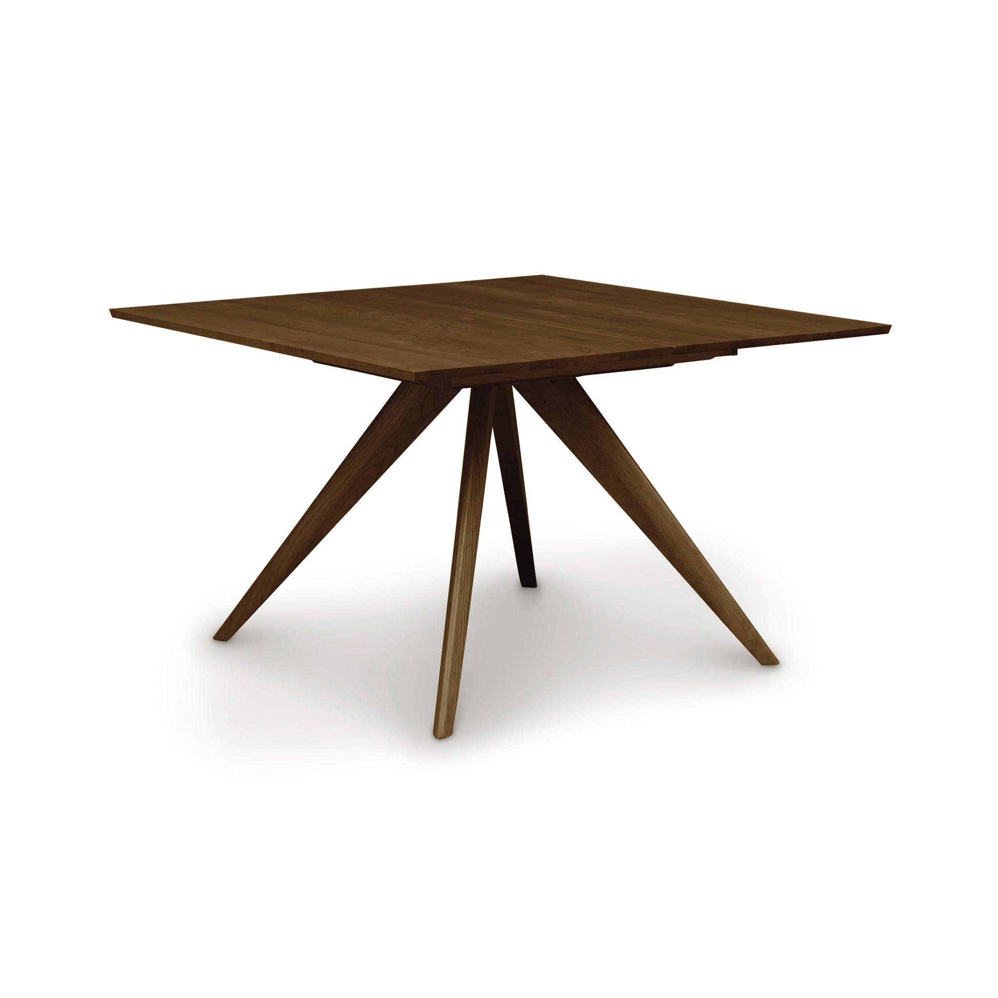 Catalina Square Extension Dining Table by Copeland Furniture, showcasing mid-century design and crafted from sustainably sourced wood.