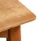 Cherry Moon End Table by Maple Corner Woodworks, crafted from solid cherry hardwood with elegant grain detail, handmade in Vermont.