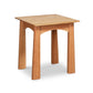 Cherry Moon End Table by Maple Corner Woodworks, crafted from solid hardwood with a square top and clean lines.