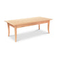 Lyndon Furniture Classic Shaker Flare Leg Coffee Table featuring refined craftsmanship and elegant design, highlighting the table’s smooth finish and distinctive flared legs.