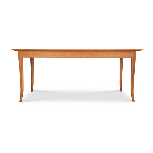 Lyndon Furniture Classic Shaker Flare Leg Solid Boat Top Table featuring elegant, handcrafted wood and signature flared legs.