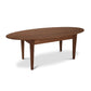 Classic Shaker Oval Coffee Table by Lyndon Furniture with four tapered legs, showcasing its elegant design and craftsmanship.