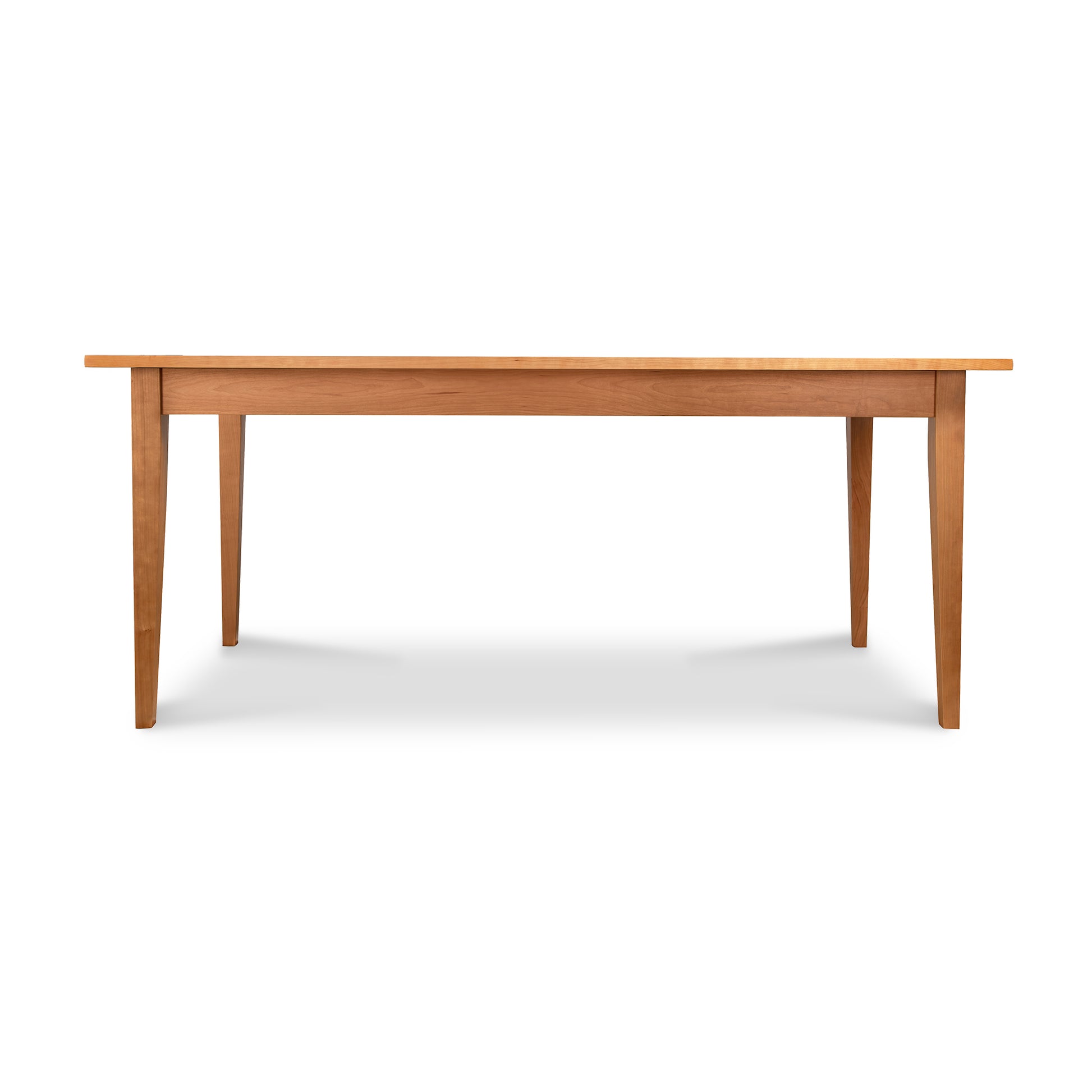 Lyndon Furniture Classic Shaker Solid Boat Top Table with four straight legs, crafted from solid wood and showcasing timeless Shaker design.