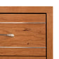 Vermont Furniture Designs Contemporary Cable 3-Drawer Nightstand featuring unique cable pulls and solid hardwood craftsmanship.