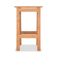 Contemporary Asian Stool by Maple Corner Woodworks with a handcrafted solid wood rectangular design.