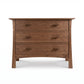 Contemporary Craftsman 3-Drawer Chest by Vermont Furniture Designs, crafted from eco-friendly hardwood with a modern, American-made design.