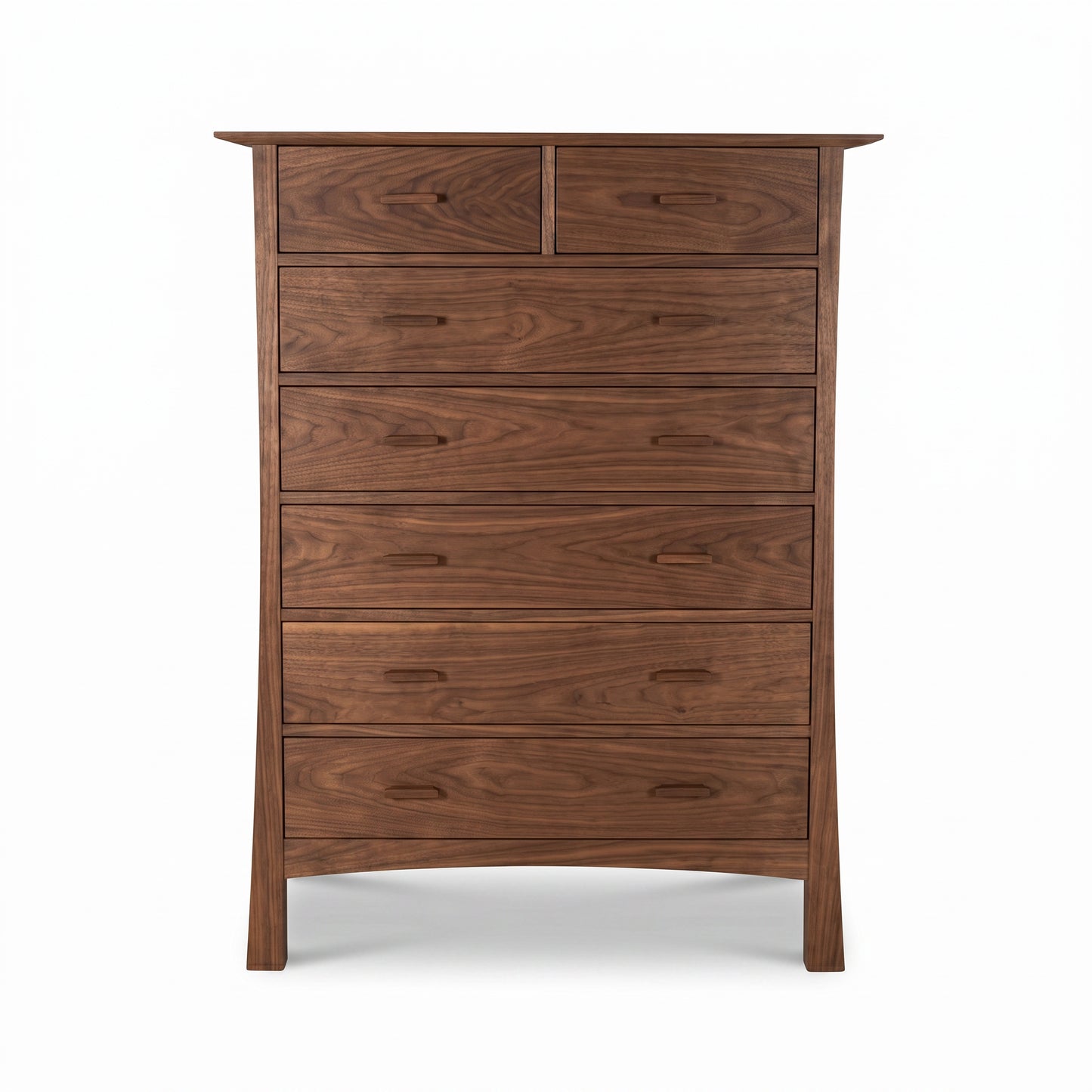 Contemporary Craftsman 7-Drawer Chest by Vermont Furniture Designs, showcasing solid wood construction and superior American craftsmanship.