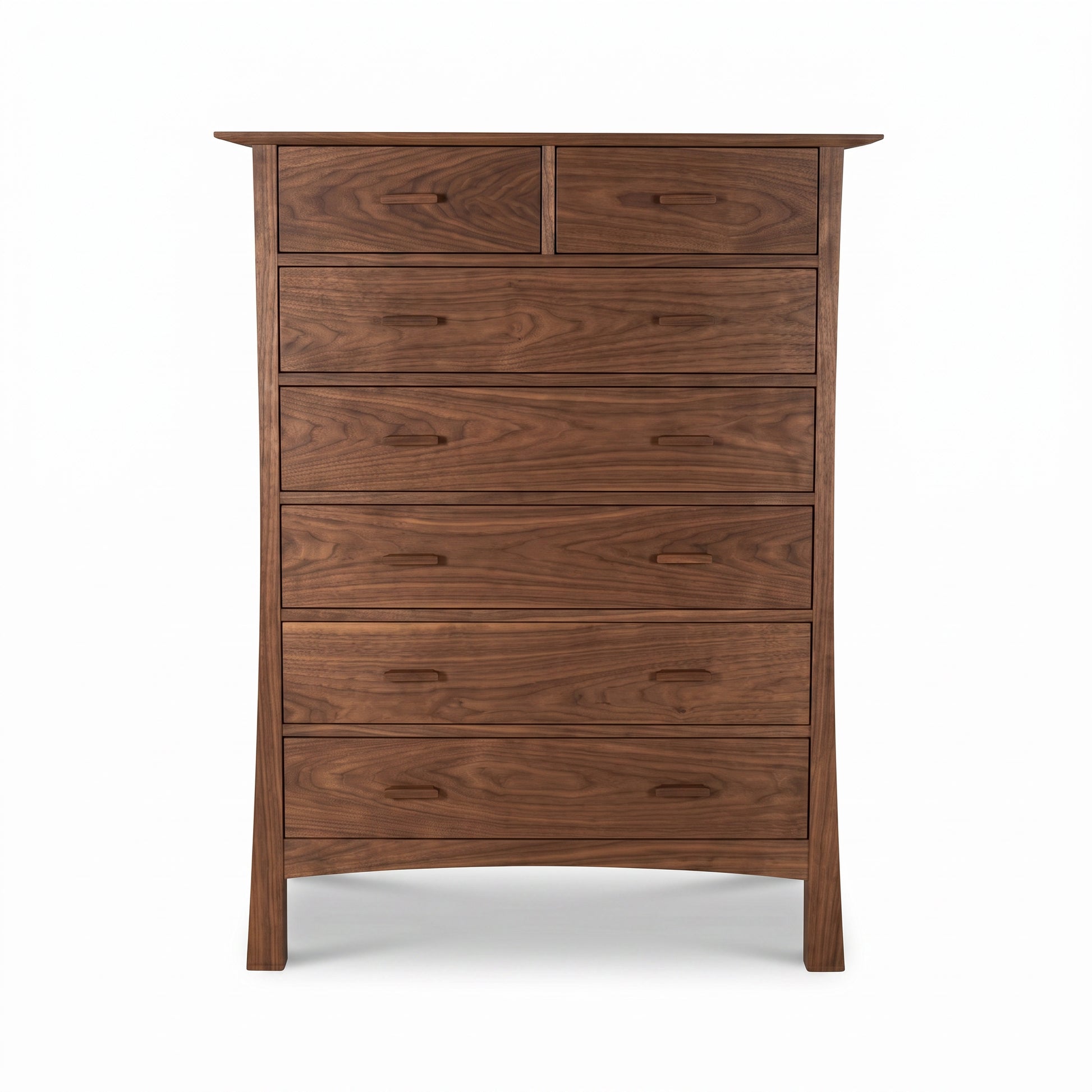Contemporary Craftsman 7-Drawer Chest by Vermont Furniture Designs, showcasing solid wood construction and superior American craftsmanship.