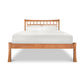 Front view of the Pierce right siderail designed for the Contemporary Craftsman Platform Bed by Vermont Furniture Designs, high quality American-made furniture.