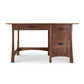 Contemporary Craftsman Study Desk by Vermont Furniture Designs, solid wood, 3 drawers, eco-friendly finish. American made craftsmanship.
