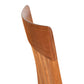 Contemporary Shaker Chair by Vermont Woods Studios featuring a smooth, curved backrest and natural wood finish.