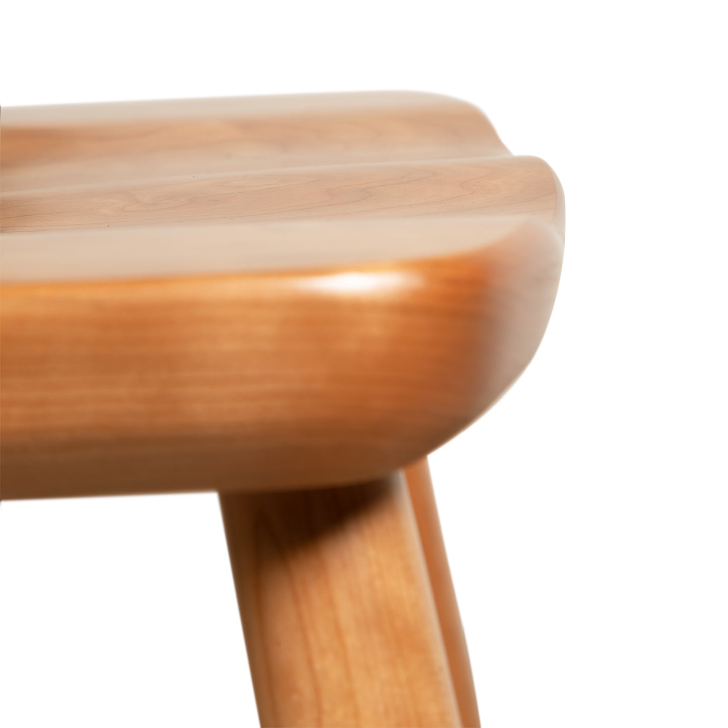 Dover Curveback Windsor Chair in Cherry by Vermont Woods Studios, featuring smooth, rounded edges and expert craftsmanship.