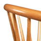 Dover Curveback Windsor Chair in Cherry by Vermont Woods Studios, featuring smooth vertical slats and rich cherry wood grain craftsmanship.