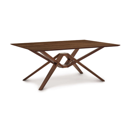 Exeter Solid Top Dining Table by Copeland Furniture crafted from North American hardwood, showcasing modern design and fine woodworking craftsmanship.