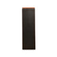 Vermont Woods Studios G Table with a dark wood front and slim light accent on top, highlighting its sleek, modern design.