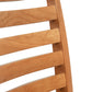 Grafton Chair by Vermont Woods Studios features a slatted wooden backrest, smooth finish, and natural wood grain crafted from high quality American hardwood.