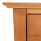 Green Mountain 1-Drawer Open Shelf Nightstand by Lyndon Furniture with clean lines and light wood grain finish.