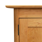 Heartwood Shaker 4-Door Console by Vermont Furniture Designs featuring intricate handcrafted wood grain and sustainable eco-friendly oil finish.