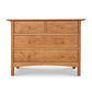 Heartwood Shaker 4-Drawer Dresser by Vermont Furniture Designs showcasing solid wood construction and classic round knobs.
