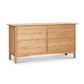 Heartwood Shaker 4-Drawer Lateral File Cabinet by Vermont Furniture Designs, showcasing handcrafted woodwork and elegant Shaker styling.