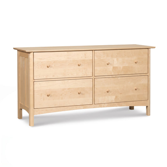 Heartwood Shaker 4-Drawer Lateral File Cabinet by Vermont Furniture Designs features handcrafted, solid wood and classic shaker style.