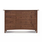 Heartwood Shaker 8-Drawer Dresser by Vermont Furniture Designs in solid hardwood with round wooden handles and a smooth white finish.