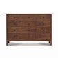 Heartwood Shaker 8-Drawer Dresser by Vermont Furniture Designs, crafted from solid hardwood with visible natural wood grain and eight large drawers.