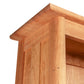 Heartwood Shaker Custom Bookcase by Vermont Furniture Designs featuring natural wood grain and expert joinery, handcrafted in America.