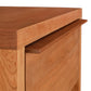 Kipling 1-Drawer Enclosed Shelf Nightstand featuring a smooth finish and integrated drawer pull by Vermont Furniture Designs.