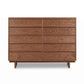 Kipling 10-Drawer Dresser by Vermont Furniture Designs with clean lines and modern style, expertly crafted in Vermont from premium American hardwoods.
